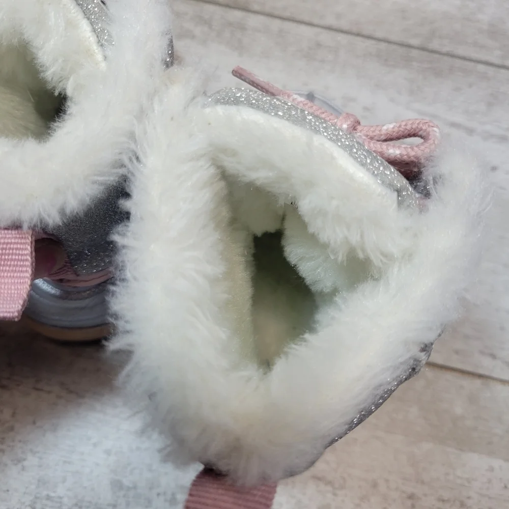 JUICY COUTURE Little Girls Glitter Sparkly Snow Duck Boots Water Resistant